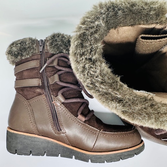 Women’s leather boots, size 6, brown, Earth - Picture 12 of 15